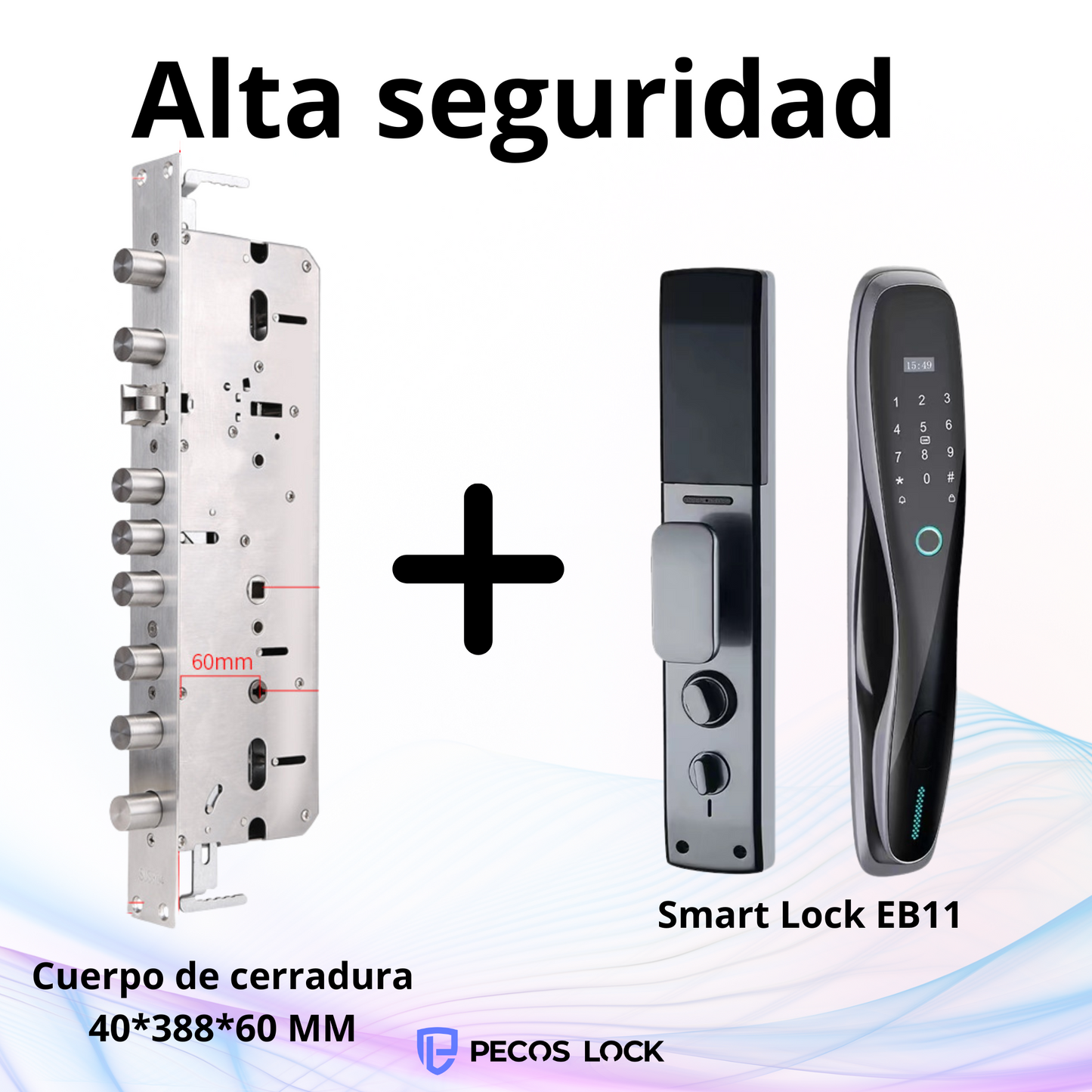 CERRADURA INTELIGENTE PARA AIRBNB | HUELLA DIGITAL, CONTRASEÑA