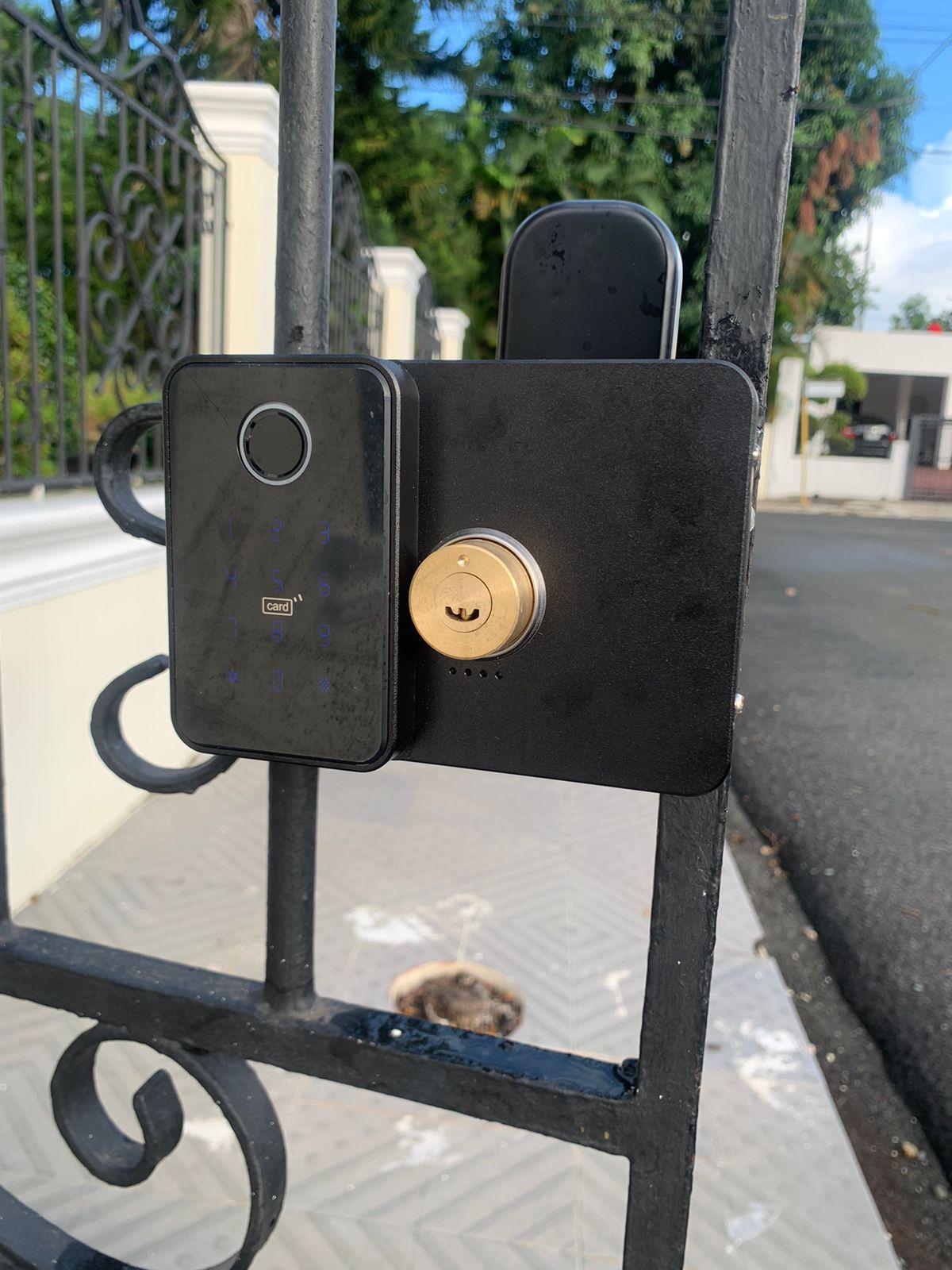 Cerradura inteligente SL1 puerta de hierro Black Edition | Smart Lock