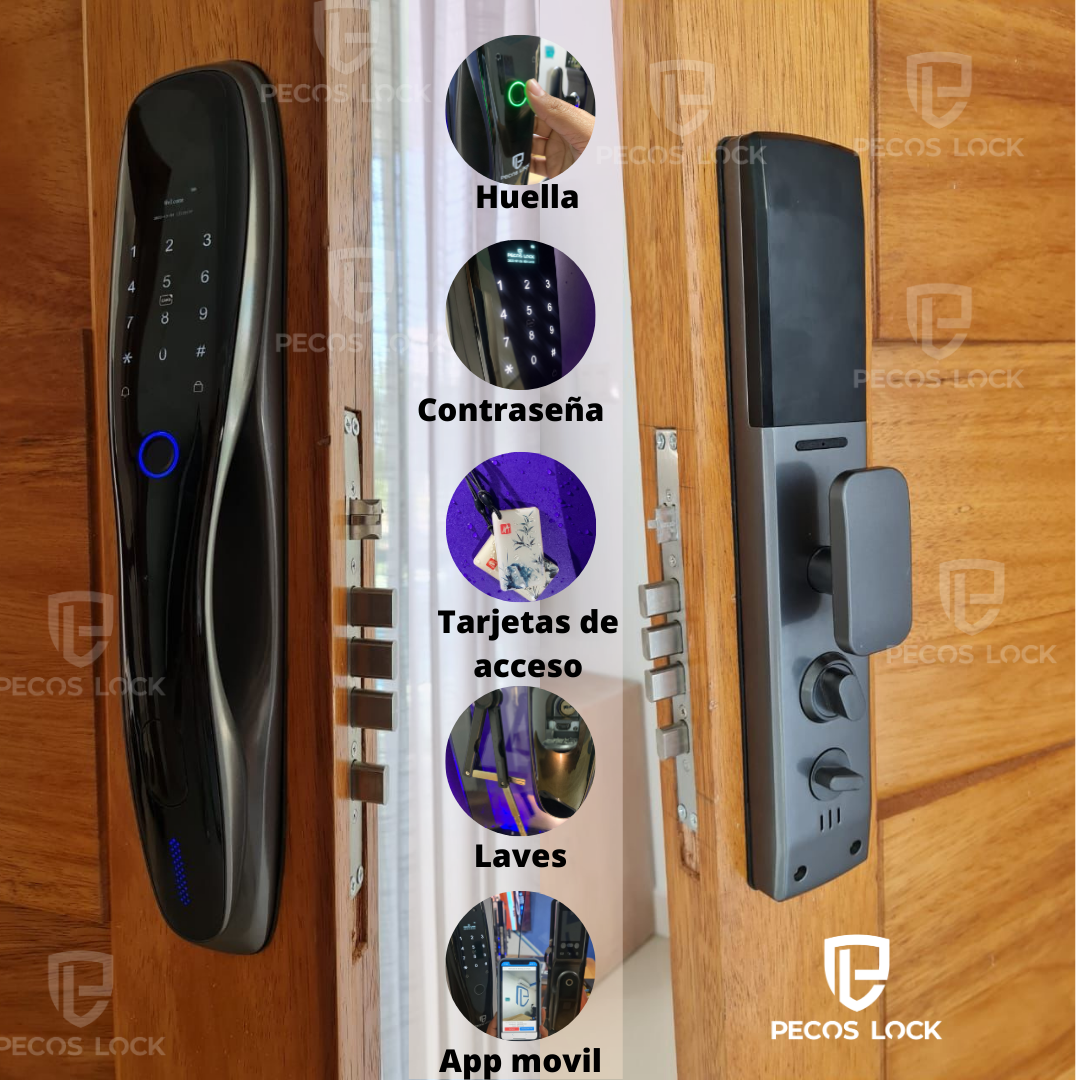 CERRADURA INTELIGENTE PARA AIRBNB | HUELLA DIGITAL, CONTRASEÑA