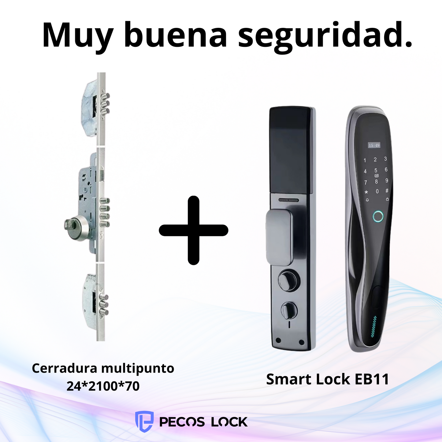 CERRADURA INTELIGENTE PARA AIRBNB | HUELLA DIGITAL, CONTRASEÑA